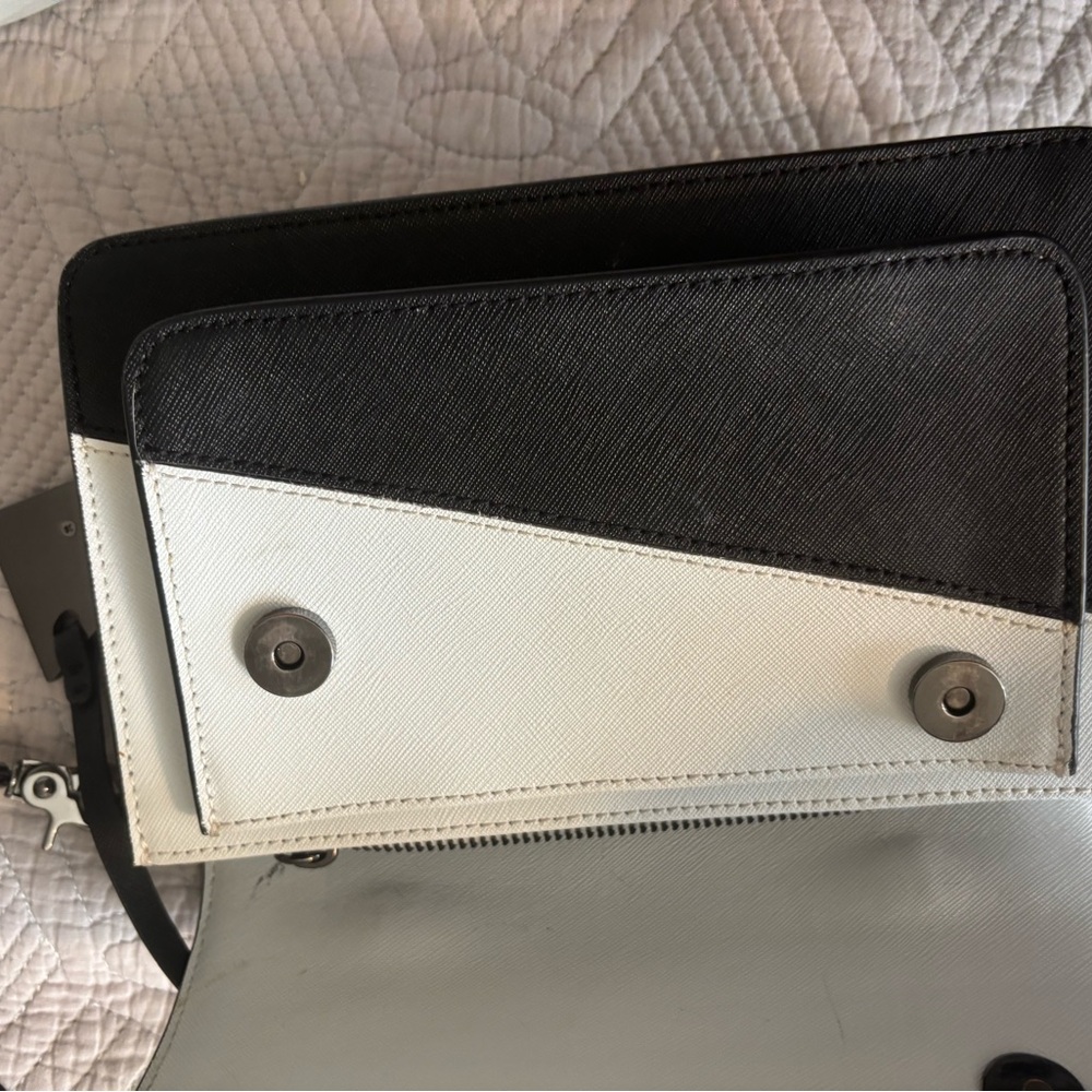 Botkier Black and White Crossbody Bag - Picture 7 of 13